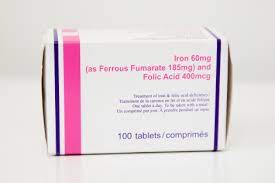 Iron 60mg Folic Ac 400mcg Tab Pac 10x10