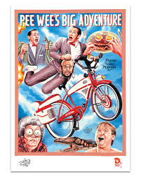 Deadly Prey - "Pee-Wee's Big Adventure (Heavy J)" print – Spoke Art