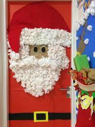 Santa Claus Door Decoration Ideas Classroom Christmas Decorations Fun Christmas Decorations Christmas Door Decorating Contest