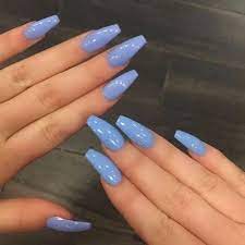 Baby Blue Acrylic Nails Acrylicnails Baby Blue Acrylic Nails Purple Acrylic Nails Blue Acrylic Nails