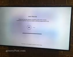 Samsung tv remote controls soundbar on/off and volume. How To Control Tv Volume And Power With Your Apple Tv Remote
