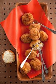 Drop batter by tablespoonfuls, 6 at a time, into hot oil. Paula Deen These Delicious Appetizer Recipes Pack Big Flavor For Such Small Bites Https Www Pauladeen Com Best Small Bites Facebook