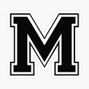 Letter - M (black)" Poster for Sale by Alphaletters | Redbubble