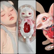 The Greatest” by San Francisco artist Johnny Skaggs, a geometric abstract  artist with an incredible eye for color and shape arrangement. ~ This work  comes without a frame and certainly does not