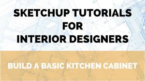 Most base cabinets are typically 24″ deep. Sketchup Tutorial Build A Kitchen Cabinet Youtube