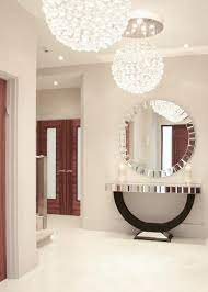 You will receive a total of 1 console table & 1 wall mirror.table dimension: Quartz Black Mirrored Top Console Table And Matching Mirror Shropshire Design