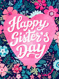 We did not find results for: Floral Heart Happy National Sister S Day Card Birthday Greeting Cards By Davia