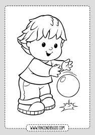 Dibujo De Nino Jugando Rincon Dibujos Dibujos Para Ninos Dibujo De Ninos Jugando Nino Jugando Dibujo