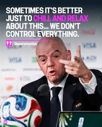 TNT - FIFA president Gianni Infantino has told everyone to "chill and relax"  over the immigration issues that have marred the build-up to the World Cup  in America 🗣️ | Facebook