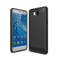 Huawei Y5 2017 TPU Case Carbon Fiber ...