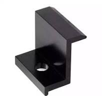 Solar Panel Bracket Fixing Pv End Clamp Middle Clamp Mounting 30Mm/35Mm  Black
