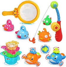 The set of five baby bath rinse. Dwi Dowellin Bath Toys Fishing Game Bathtub Toys Stacking Cups Clockwo Toyscentral Europe