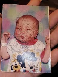 How to remove old pen markings from photos?