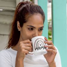 Mama Coffee Mug With Cute Rainbow Printed Both Sides, Cute Mothers Day or  Birthday Gift, Expectant Mom, Pregnancy Gift, New Mom Gift, Mum