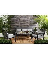 Clearance Closeout Patio Furniture Macy S Outdoor Seating Teak Patio Furniture Outdoor Sofa