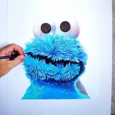 Maybe you would like to learn more about one of these? Gotta Love The Cookie Monster 43 Hours Drawing Time Drawing