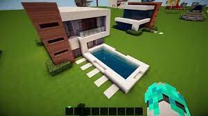 Small modern house has a lot of similarities with other similarly styled minecraft builds. Minecraft Simple Easy Modern House Tutorial How To Build 19 Video Dailymotion