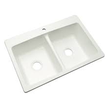 An undermount kitchen sink is installed under the counter, which creates a seamless look as there is not a rim from the sink that sits on the countertop. Fiberglass Kitchen Sink Ideas On Foter