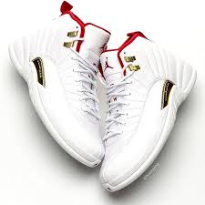 The Air Jordan 12 Fiba Style Code 130690107 Dressed In Whiteuniversity Redmetallic Gold Celebrates The Fi In 2020 Jordan Shoes Girls Jordan Shoes For Women Air Jordans