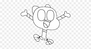 The pdf prints best on standard 8.5 x 11 paper. Gumball Coloring Page Dibujar Gumball Free Transparent Png Clipart Images Download