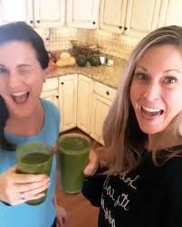 Green smoothies with Andrea Rudolph Janecki during her interview for  Episode #7 of Plan To Feel Great!, Episodes are available