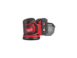 The tool's powerful motor enables users to remove more material per battery charge. Cordless Orbital Sander 125mm M18 Bos125 502b Milwaukee