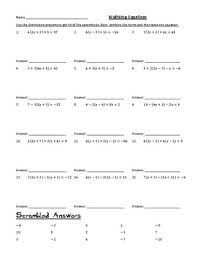 Free trial available at kutasoftware.com. Multistep Equations With Distributive Property Practice Worksheet