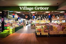 You can pick up groceries from village grocer. Village Grocer Citta Mall