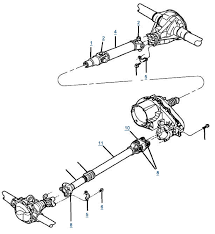 Jeep Wrangler Tj Drive Shafts 1998 2006 Driveshaft Length Parts 4wp
