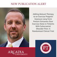 Dr. Phil McClure, PT, PhD, FAPTA co authored an article published in the  Journal of Orthopaedic and Sports Physical Therapy which highlights the  benefits of adding manual therapy to an exercise program