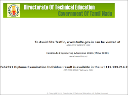 Tn diploma 1st, 3rd, 5th, and 2nd 4th 6th semester results officially declare at tndte.gov.in. S8p1ff2kah2qqm