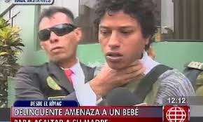 Delincuente amenazó con un arma a bebé de tres meses durante asalto