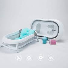 This bath tub really is the best.. Banheira 3 Em 1 Com Sensor De Temperatura Baby Brielle Green