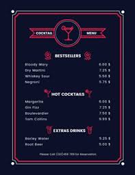 For your wedding, your wedding menu cards are one piece of the puzzle that can help create the day of your dreams. Free Menu Maker Custom Menu Design Online Fotojet