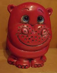 Discover savings on red coin bank & more. Vintage Red Hippo Children S Bank Hippopotamus Coin Bank Piggy Bank Monster Moola Altered Art Re Purpose Kitschy Novelty Childrens Banks Piggy Bank Coin Bank