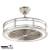 Enclosed Ceiling Fan With Led Light