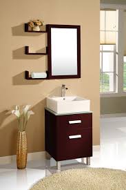 Bathroom Vanities 24 Under Bath Trends Miami Fl Bathroom Mirror With Shelf Wood Mirror Bathroom Dark Wood Bathroom
