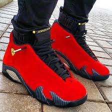 Nike Air Jordan 14 Retro Ferrari Available At Kickbackzny Com Outfit Tenis Adidas Masculino Sapatilhas Nike E Tenis Jordan