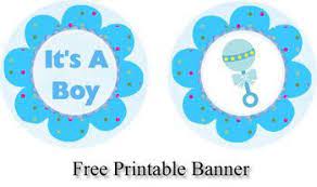 Boy Baby Shower Banners Printable Free Blue Baby Shower Free Printable Banner Shower Banners