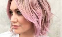 Hilary Duff debuts candy floss pink hair, and we're into it