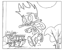 Printable coloring and activity pages are one way to keep the kids happy (or at least occupie. Drawing Johnny Test 34991 Cartoons Printable Coloring Pages