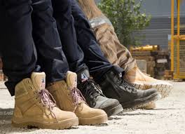 Steel Toe Cap Boots Composite Toe Work Boots Steel Blue