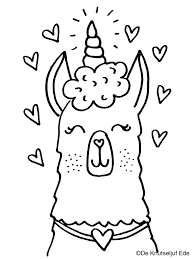 Vaak zijn eenhoorns wit, en soms hebben ze vleugels. Chillen Met Een Lamacorn