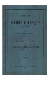 Catalogue Des Plantes Vasulaires Bassin Du Rhone Sixieme Partie Campanulacees Gnetacees Persee