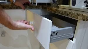 First time being equipped with storage doors, but with sliding drawers in. Ikea Drawer Mounting Removal Youtube