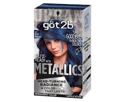Boost Your Hair Color With Unique Metallic Radiance Color Blue Mercury Gender Female Got2b Color Metallic Permanent Hair Color Blue Mercury Metallic Hair