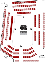 The Colonial Players Inc Seating Chart