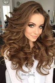A layered haircut is the best hairstyle for curly hair that you can choose if you want to avoid the triangle hair shaped effect. Big Curly Layered Hairstyle Full Fringe Long Synthetic Capless Women Wigs 24 Inches Hair Styles Long Hair Styles Long Face Hairstyles