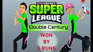 Stick cricket super league is a cricket game that lets you experience the most entertaining aspects of the renowned game both in and out of the cricket ground. Double Century By Captain In Stick Cricket Super League Youtube