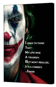 Joker Joaquin Phoenix 2019 Movie Quote Picture Print On Framed Etsy In 2021 Joker Full Movie Joaquin Phoenix Joker